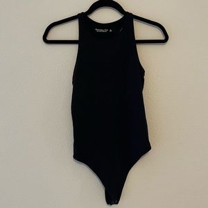 Soft A&F Collection Black Tank Bodysuit